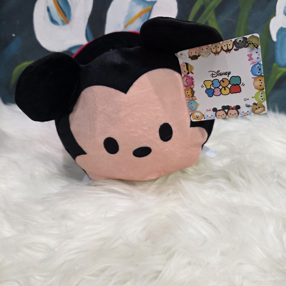 Disney Tsum Tsum Mickey Plush - Pink & Black